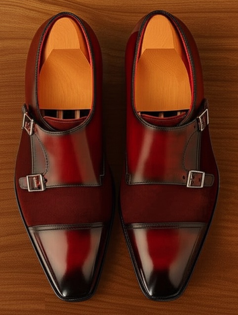 Zapato de vestir con correa de monje personalizado